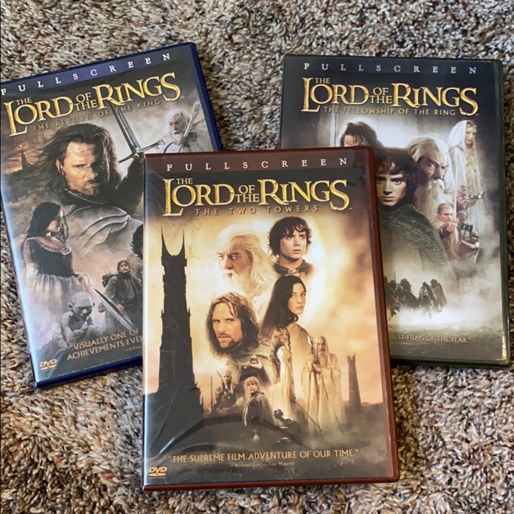 Lord of the Rings trilogy movies